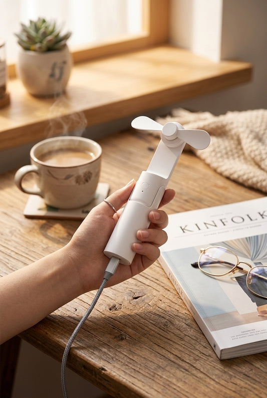 Brezio Mini Fan - USB-C charging