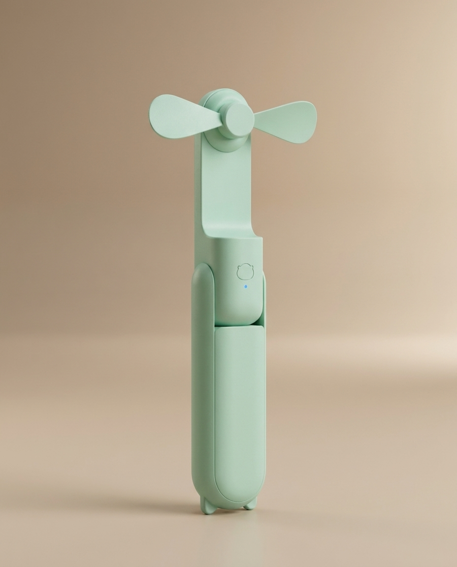 Mint Green Mini Portable Fan - Premium Studio